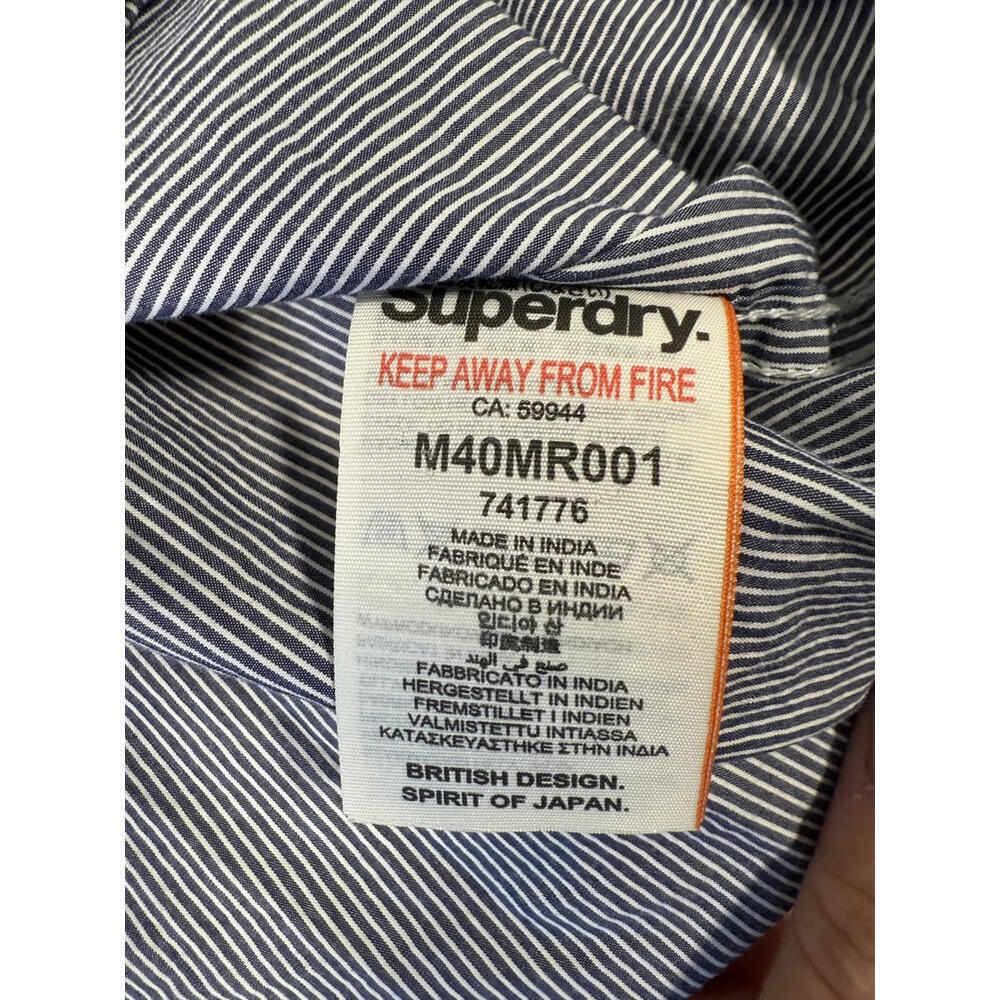 👔‎ Vintage Superdry “The Shirt Store” Pinstripe Button-Up — Size M - Picture 6 of 6